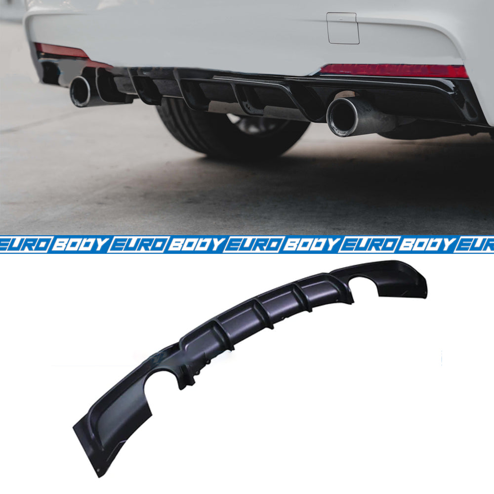 M-Performance Style Rear Diffuser for 12-18 BMW 3 Series F30 (M-Sport)