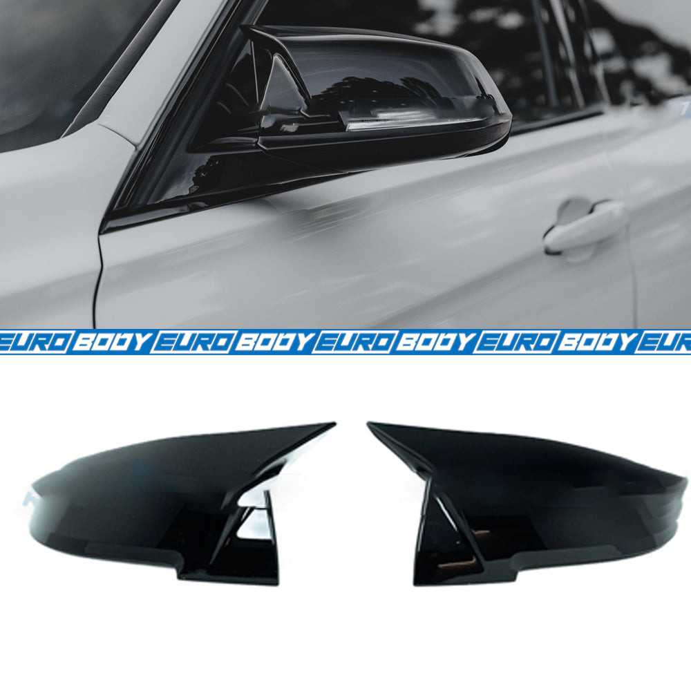 M-Style Mirror Caps (Gloss Black) (Replacement) for 12-18 BMW 3 Series F30/F31/BMW