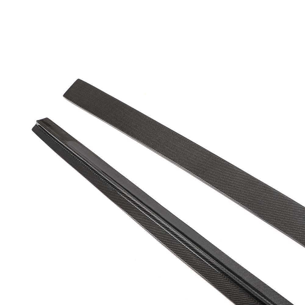 Euro Design Slim Side Skirts (Carbon Fibre) for 14-20 Audi A3 S-Line/S3 (Hatch) 8V