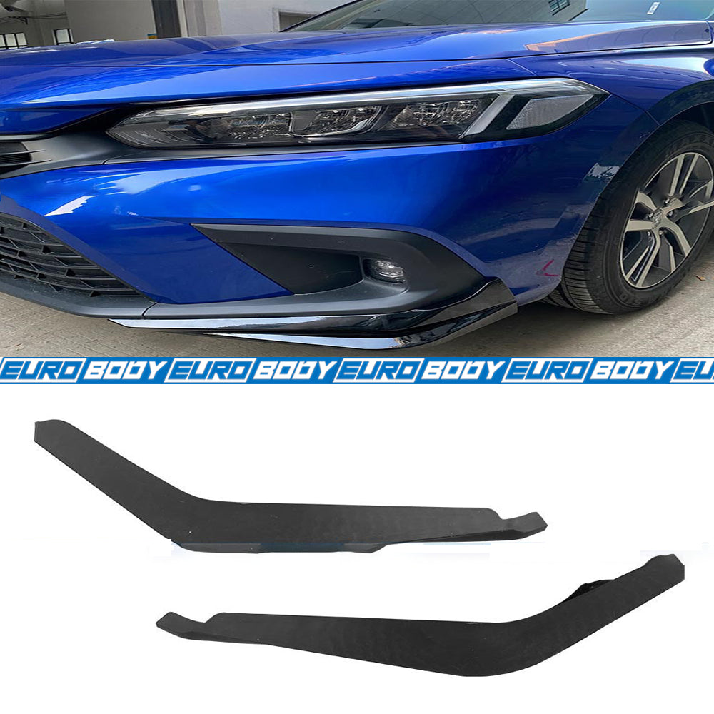 Aero Style Front Pods (Gloss Black) for 22+ Honda Civic FL1 11th Gen