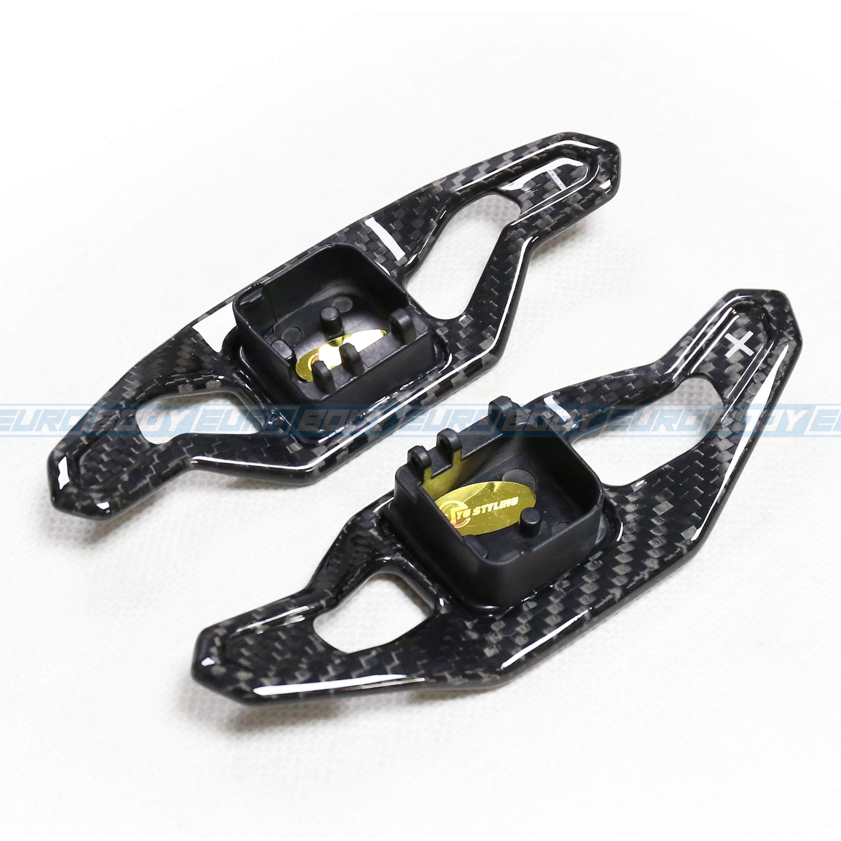 Euro Design V1 Pedal Shifters (Carbon Fibre) (Replacement) for 17-20 Audi A3/S3/RS3 8V