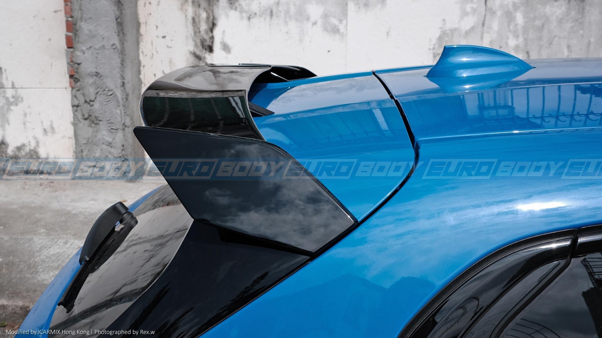 Euro Design Wing Spoiler (Gloss Black) for 19-23 BMW 1 Series F40 (M-Sport)