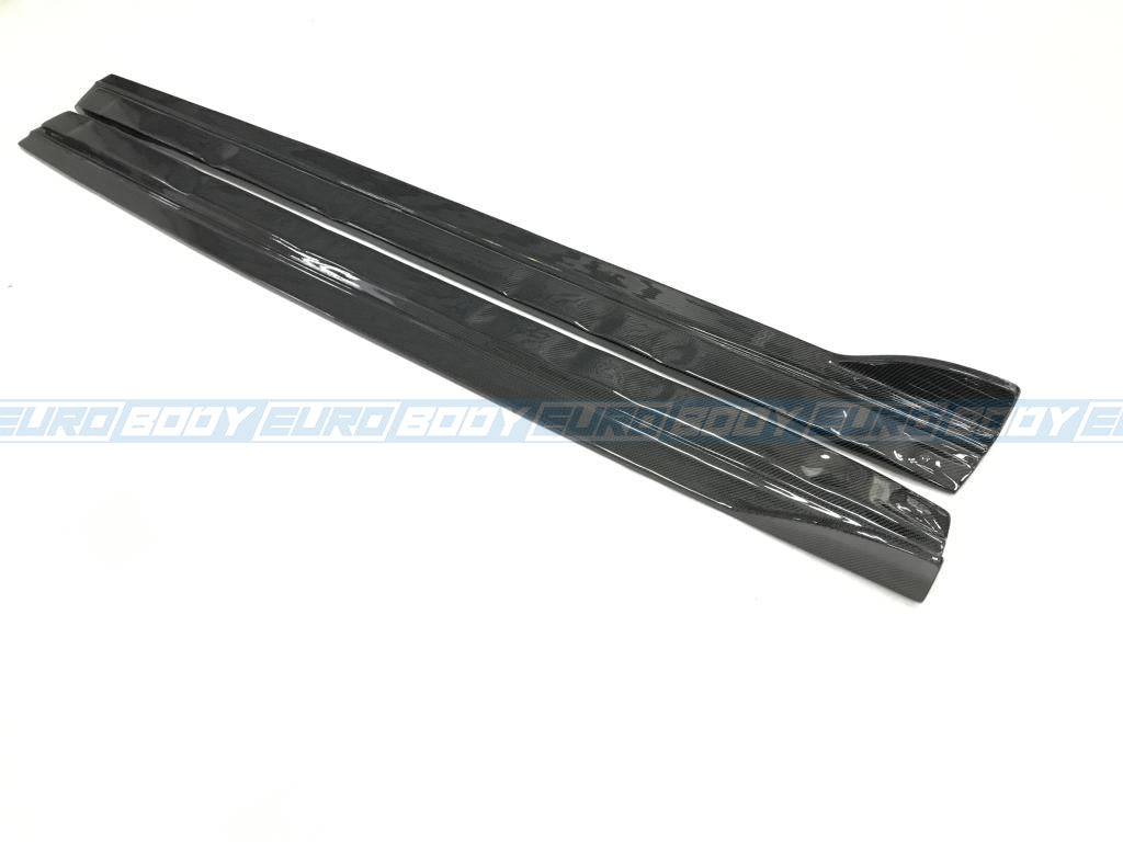 RS Style Side Skirts (Carbon Fibre) for 14-20 Audi A3 (Base Model) (Sedan) 8V