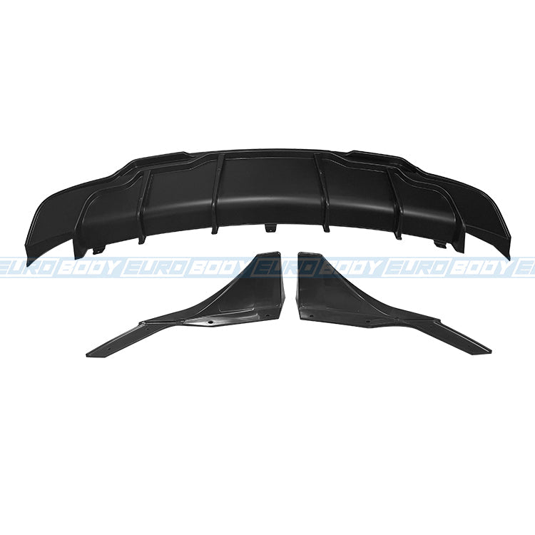 Aero Style Rear Diffuser (Gloss Black) for 19-23 Tesla Model 3