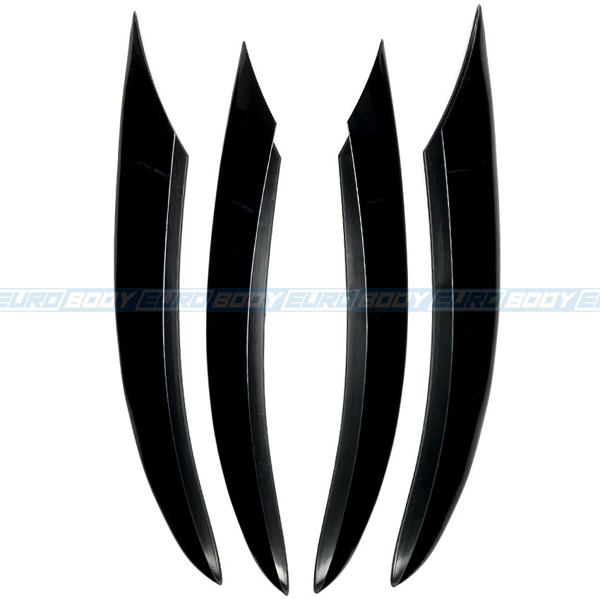 Euro Design Grill Canards (Gloss Black) for 19-21 Mercedes-Benz C-Class (AMG/AMG-Line) W205/C205