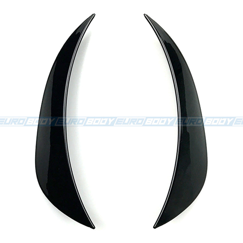 Euro Design Grill Trim (Gloss Black) for 15-18 Mercedes-Benz C-Class (AMG/AMG-Line) W205/C205