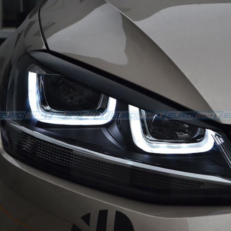 Light Brow (Gloss Black) for 12-20 Volkswagen Golf MK7/7.5