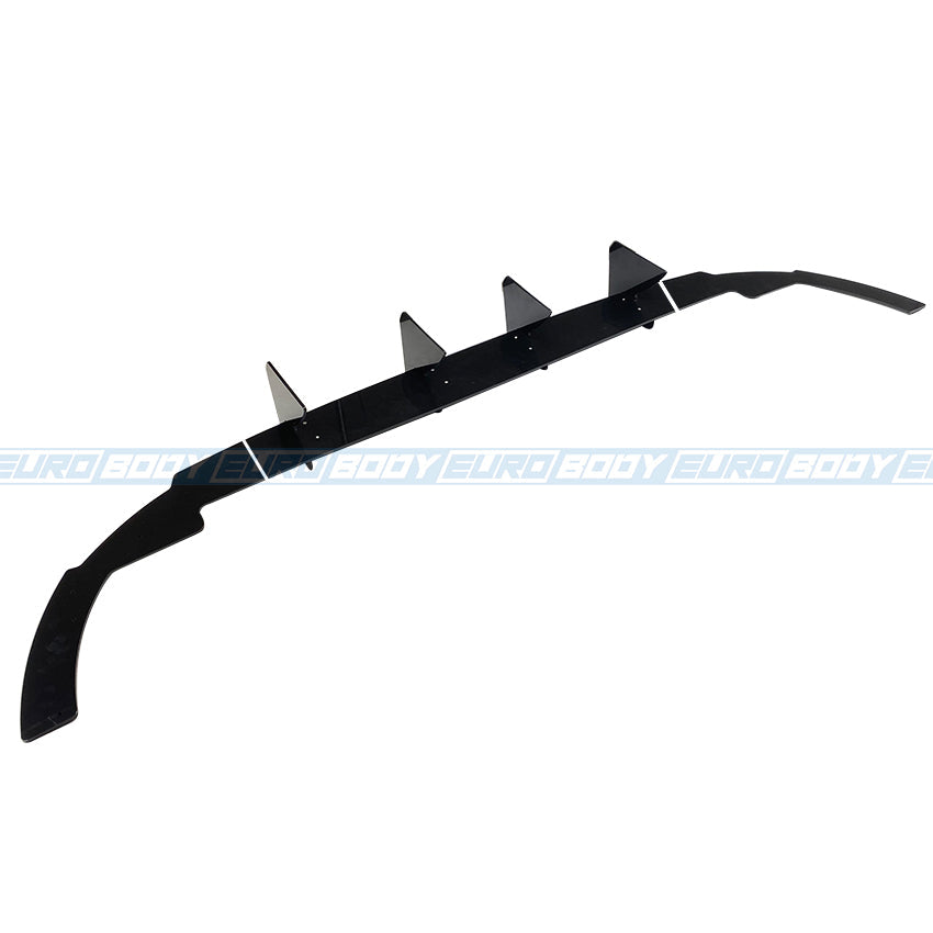 Euro Design Rear Diffuser (Gloss Black) for 21+ Volkswagen Golf TSI MK8