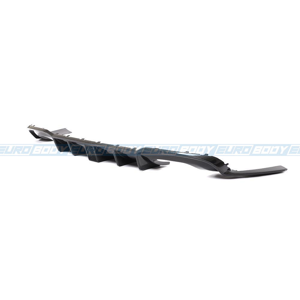 Euro Design Rear Diffuser with LED (Carbon Fibre) for 17-20 Audi A3 S-Line/S3/RS3 (Sedan) 8V