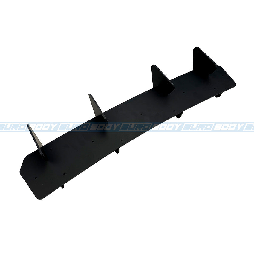 Euro Design Rear Diffuser (Gloss Black) for 17-20 Volkswagen Golf GTI MK7.5