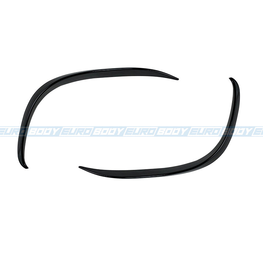 Euro Design Front Canards (Gloss Black) for 19-21 Mercedes-Benz C-Class (AMG/AMG-Line) W205/C205