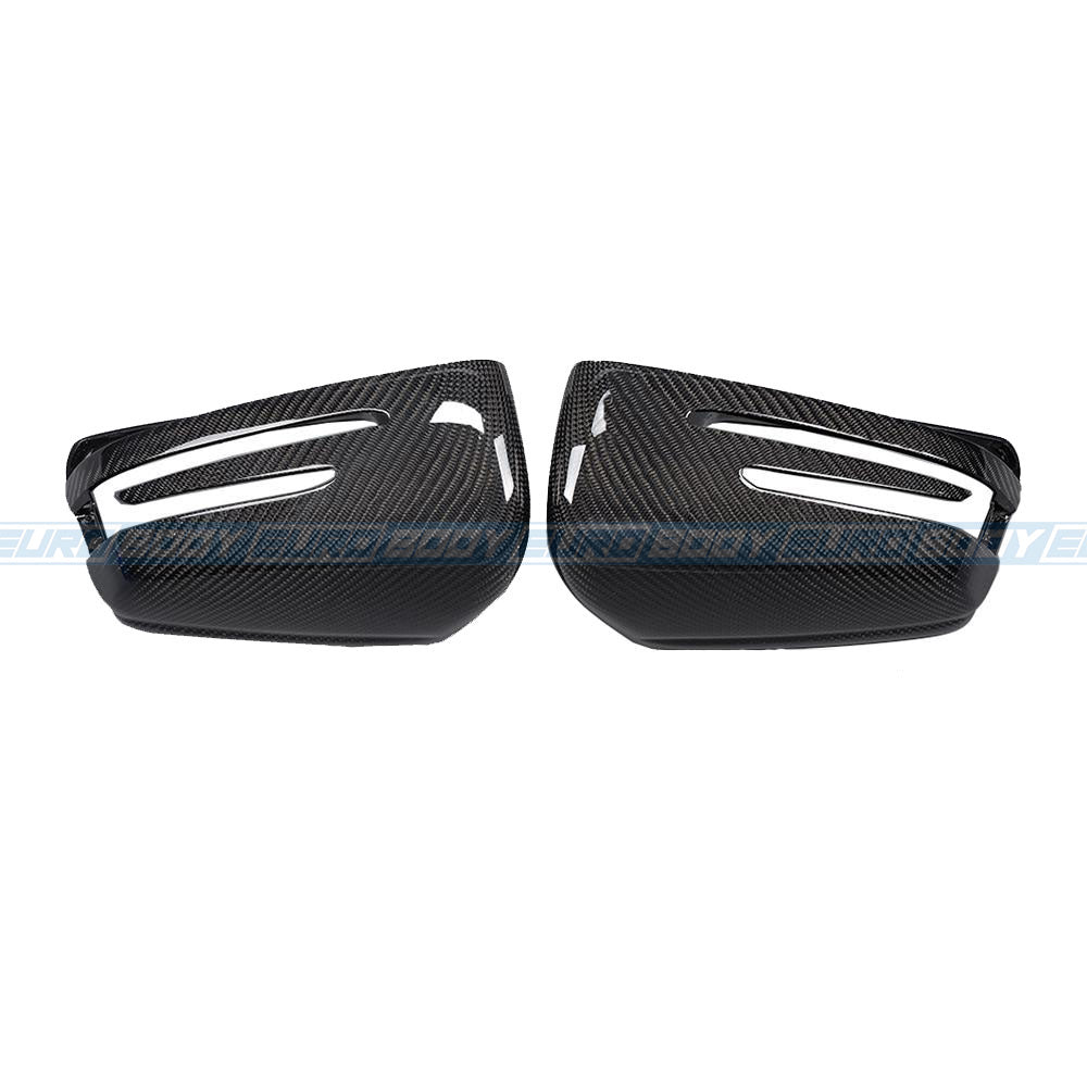 Euro Design Mirror Caps (Carbon Fibre) (Replacement) for Mercedes-Benz W204/W212/W246/W218/W176/C117