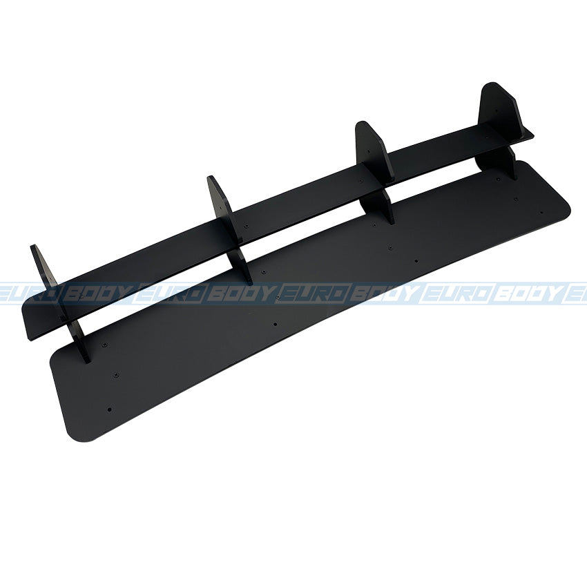 Euro Design Rear Diffuser (Gloss Black) for 17-20 Volkswagen Golf R MK7.5