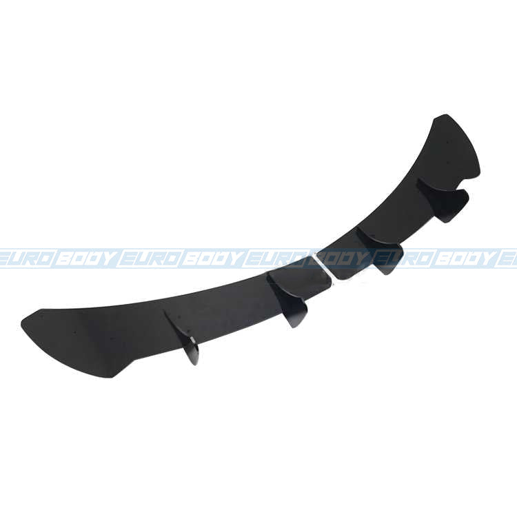 Euro Design Rear Diffuser (Gloss Black) for 09-13 Volkswagen Golf R MK6