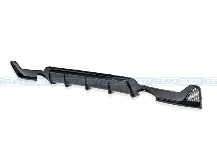 M-Performance Style Rear Diffuser (Gloss Black) for 12-18 BMW 4 Series F32 (M-Sport)