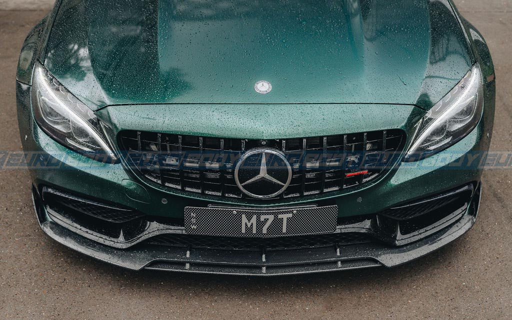 AMG Style Panamericana Front Grill for 15-21 Mercedes-Benz C63S (Sedan/Coupe) W205/C205