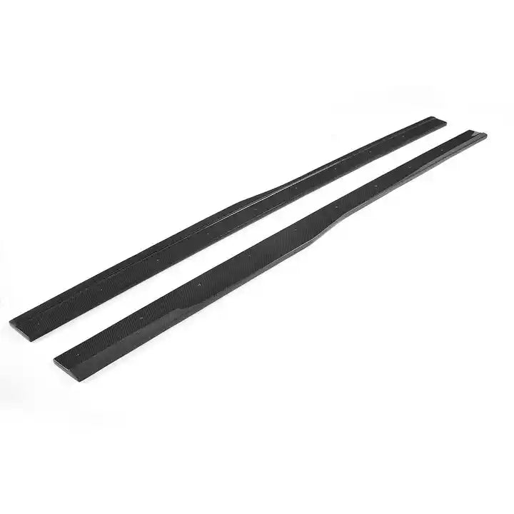 Revozport Style Side Skirts (Carbon Fibre) for 14-17 Volkswagen Golf MK7