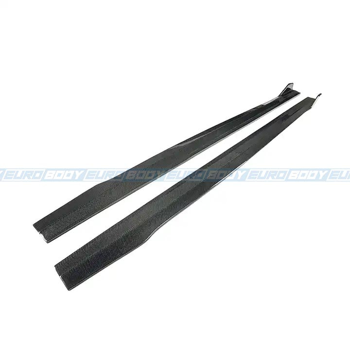 Euro Design Side Skirts (Carbon Fibre) for 17-20 Audi A3 S-Line/S3/RS3 (Sedan) 8V