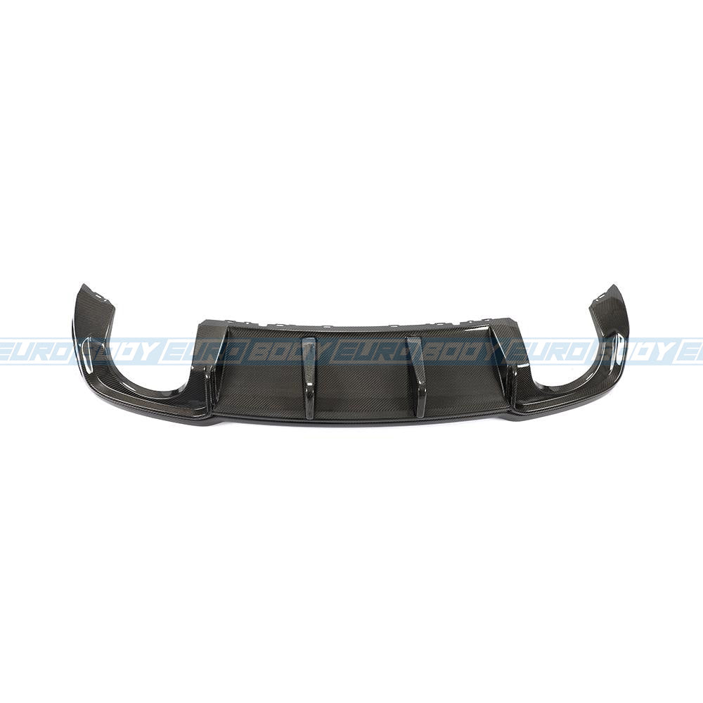 Euro Design Rear Diffuser (Carbon Fibre) for 17-20 Audi RS3 (Sedan) 8V