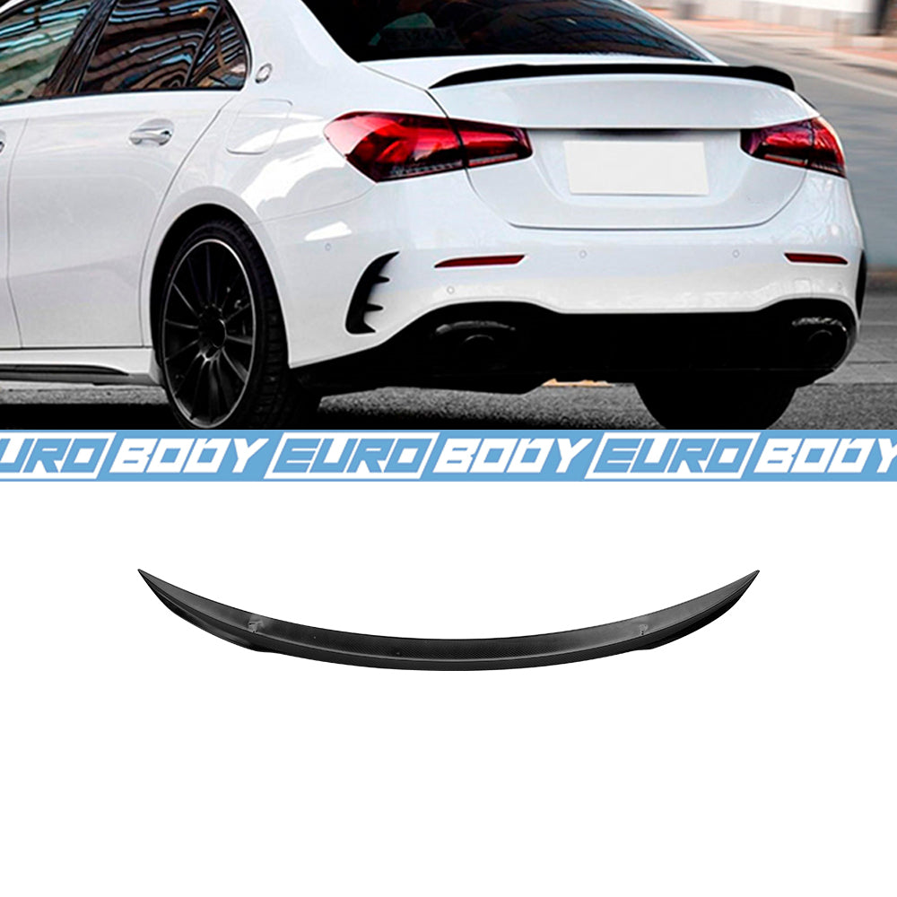 AMG Style Lip Spoiler (Gloss Black) for 19+ Mercedes-Benz A-Class (Sedan) V177