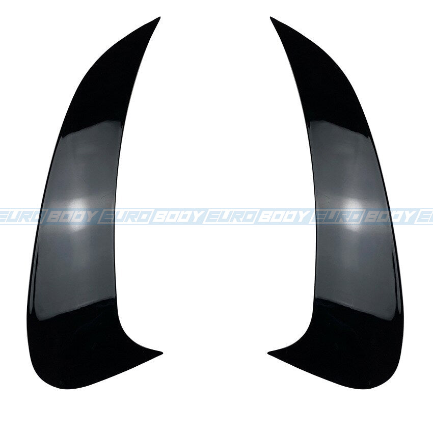 AMG Style Rear Bumper Canards (Gloss Black) for 22+ Mercedes-Benz C-Class (AMG/AMG-Line) W206