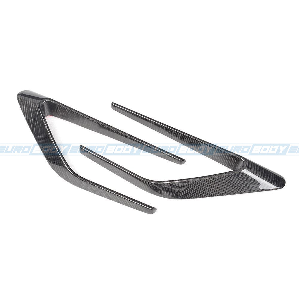 Euro Design Front Fender Trims (Carbon Fibre) for 15-18 Mercedes-Benz C63S (Sedan) W205