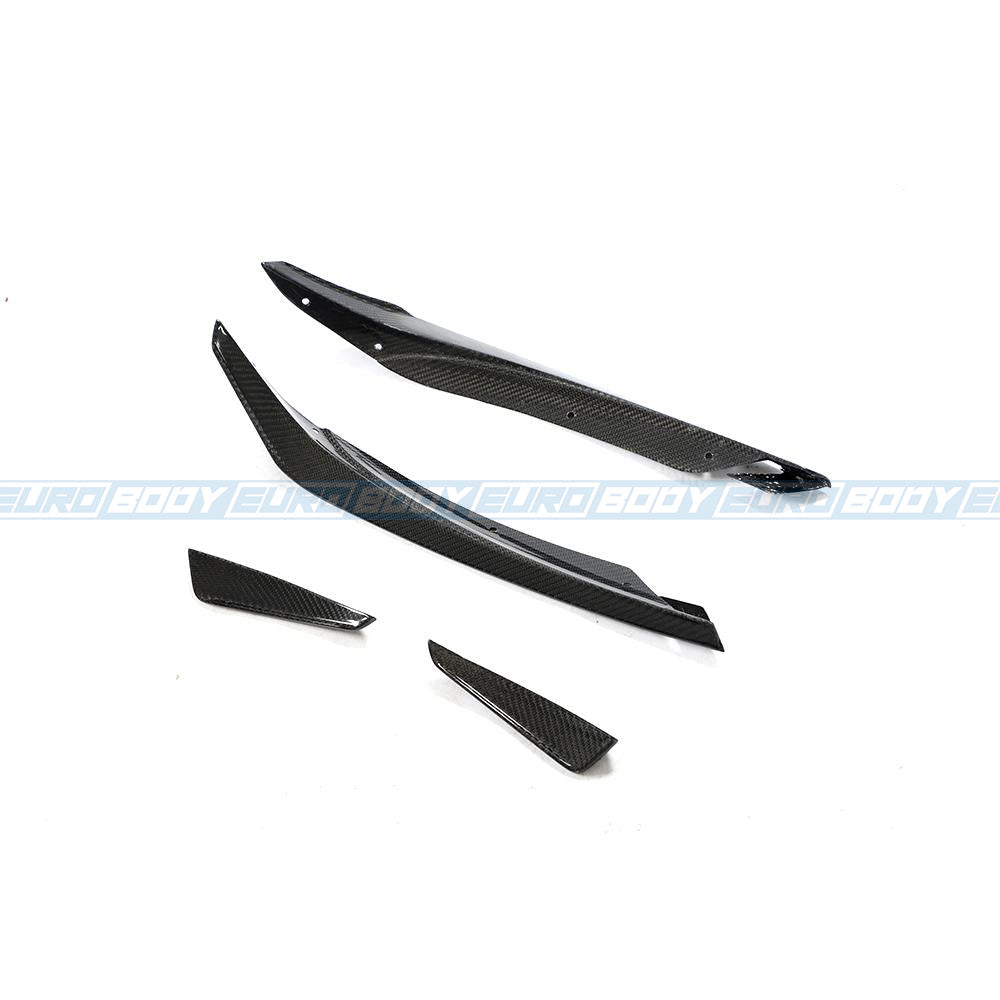 AMG Style Front Trims (Carbon Fibre) for 16-18 Mercedes-Benz A-Class (AMG/AMG-Line) W176