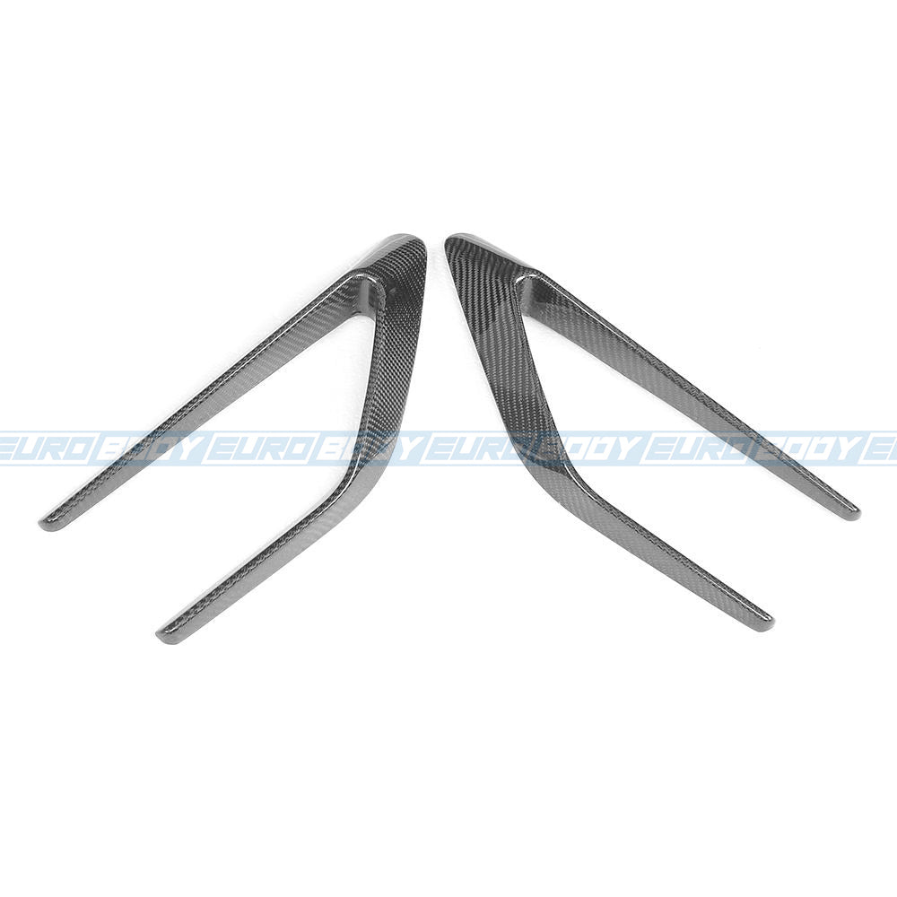 Euro Design Front Fender Trims (Carbon Fibre) for 15-18 Mercedes-Benz C63S (Sedan) W205