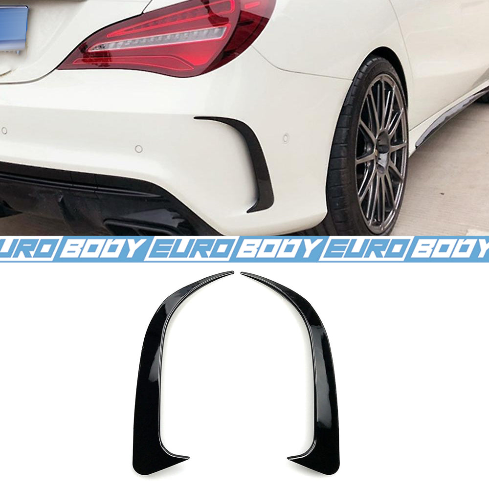 AMG Style Rear Canards for 13-18 Mercedes-Benz CLA-Class (AMG/AMG-Line) C117/X117