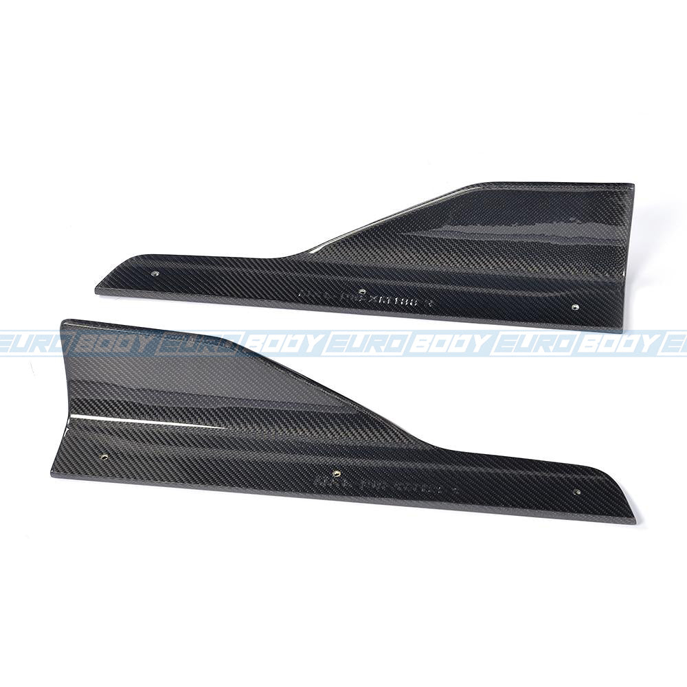 Euro Design Side Aprons (Carbon Fibre) for 13-18 BMW 3 Series F30 (M-Sport)