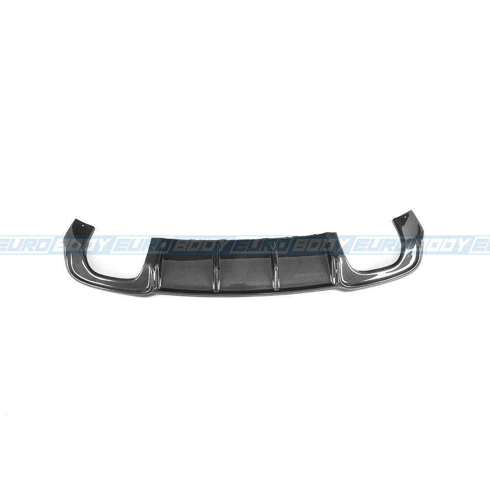 Euro Design Rear Diffuser (Carbon Fibre) 17-20 Audi A3 S-Line/S3 (Sedan) 8V