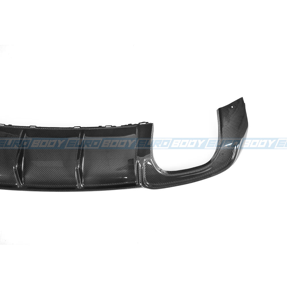 Euro Design Rear Diffuser (Carbon Fibre) 17-20 Audi A3 S-Line/S3 (Sedan) 8V