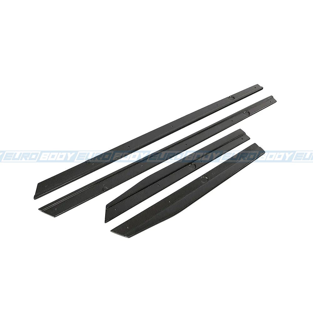 Euro Design Side Skirts (Carbon Fibre) for 14-19 Volkswagen Golf MK7/7.5