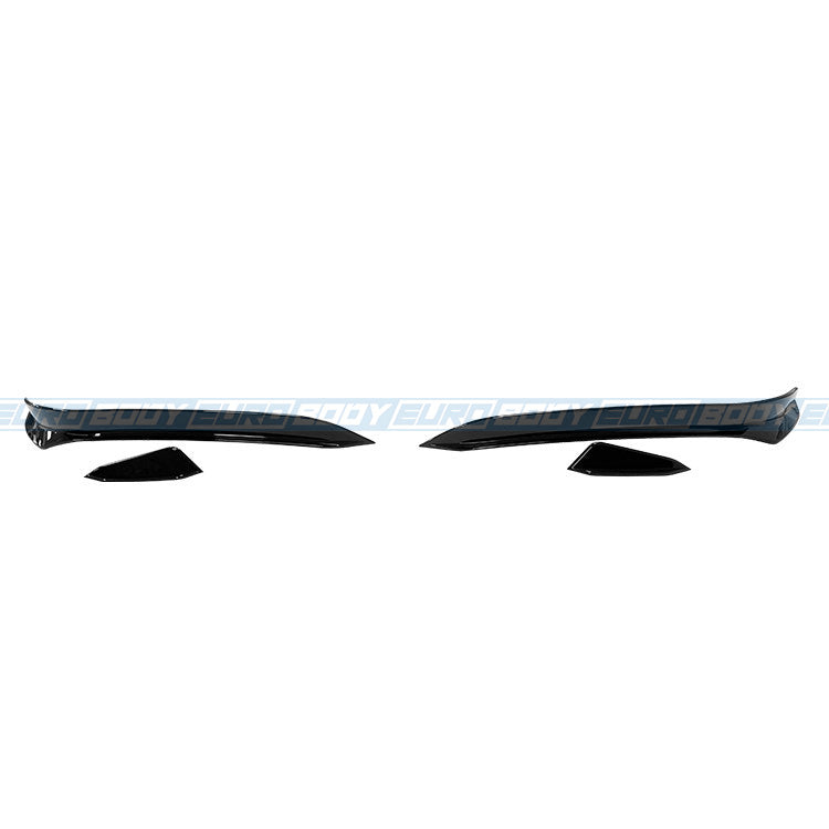 RZ Style Front Canards (Gloss Black) for 17-20 Volkswagen Golf GTI/R-Line/R MK7.5