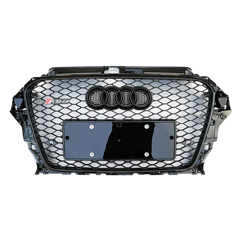 RS Style Front Grill for 17-20 Audi A3/S3 (Sedan/Hatch) 8V