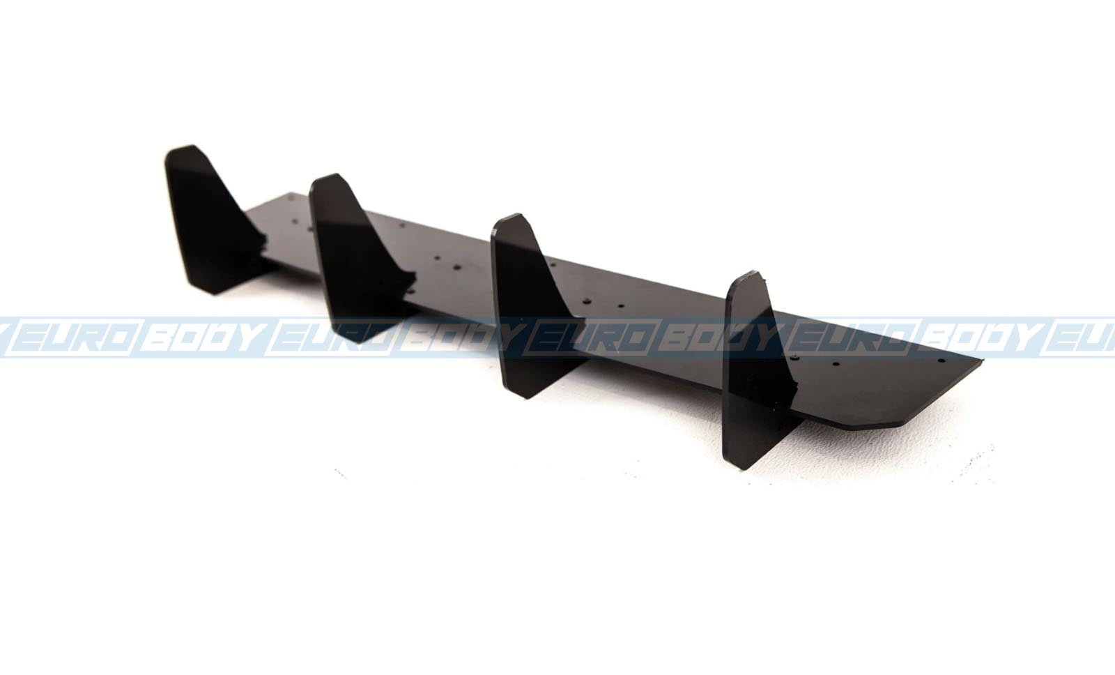 Euro Design Rear Diffuser (Gloss Black) for 17-20 Audi RS3 (Sedan) 8V