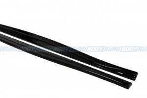 Euro Design Side Skirts (Gloss Black) for 11-19 BMW 1 Series F20