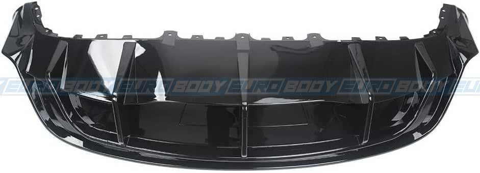 Euro Design Rear Diffuser (Gloss Black) for 21+ Tesla Model Y