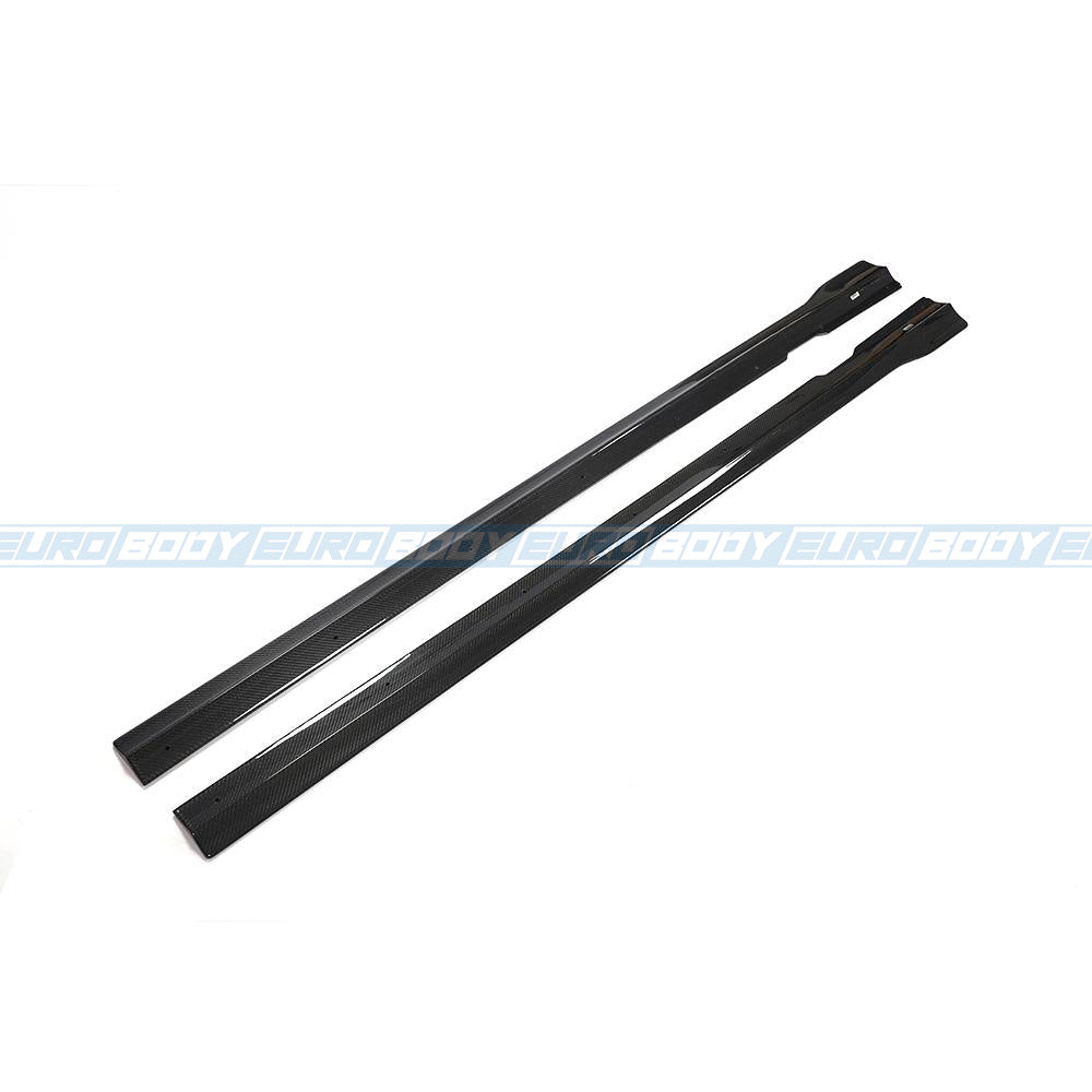 Euro Design Side Skirts (Carbon Fibre) for 15-18 Mercedes-Benz C63S C205/W205